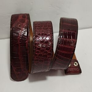 Vtg Dick Muller American Alligator Belt (no buckle) 43"